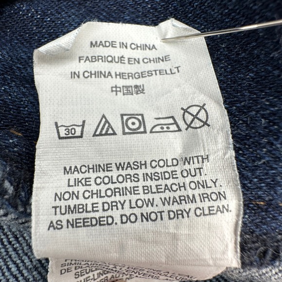 J.Crew 770 Straight-Fit Stretch Jeans Mens 34x30 Indigo Blue Denim Exc.Cond. - Picture 8 of 12